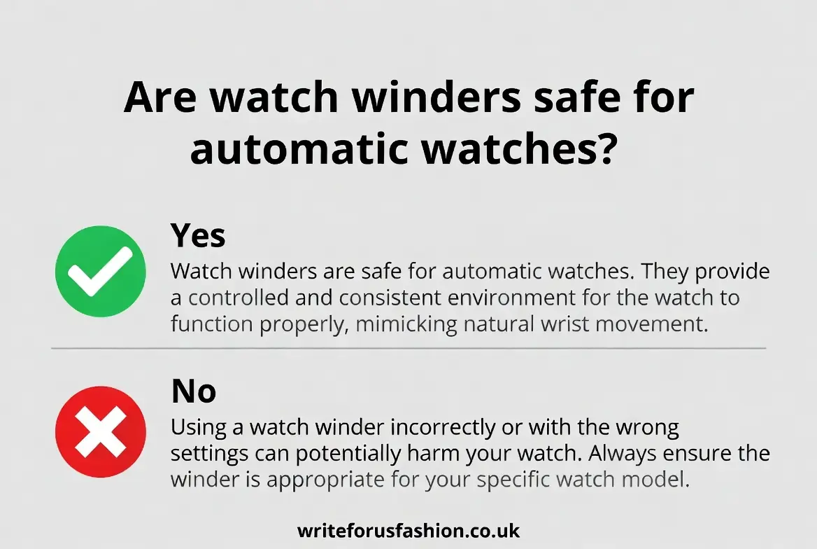 Are Watch Winders Safe for Automatic Watches