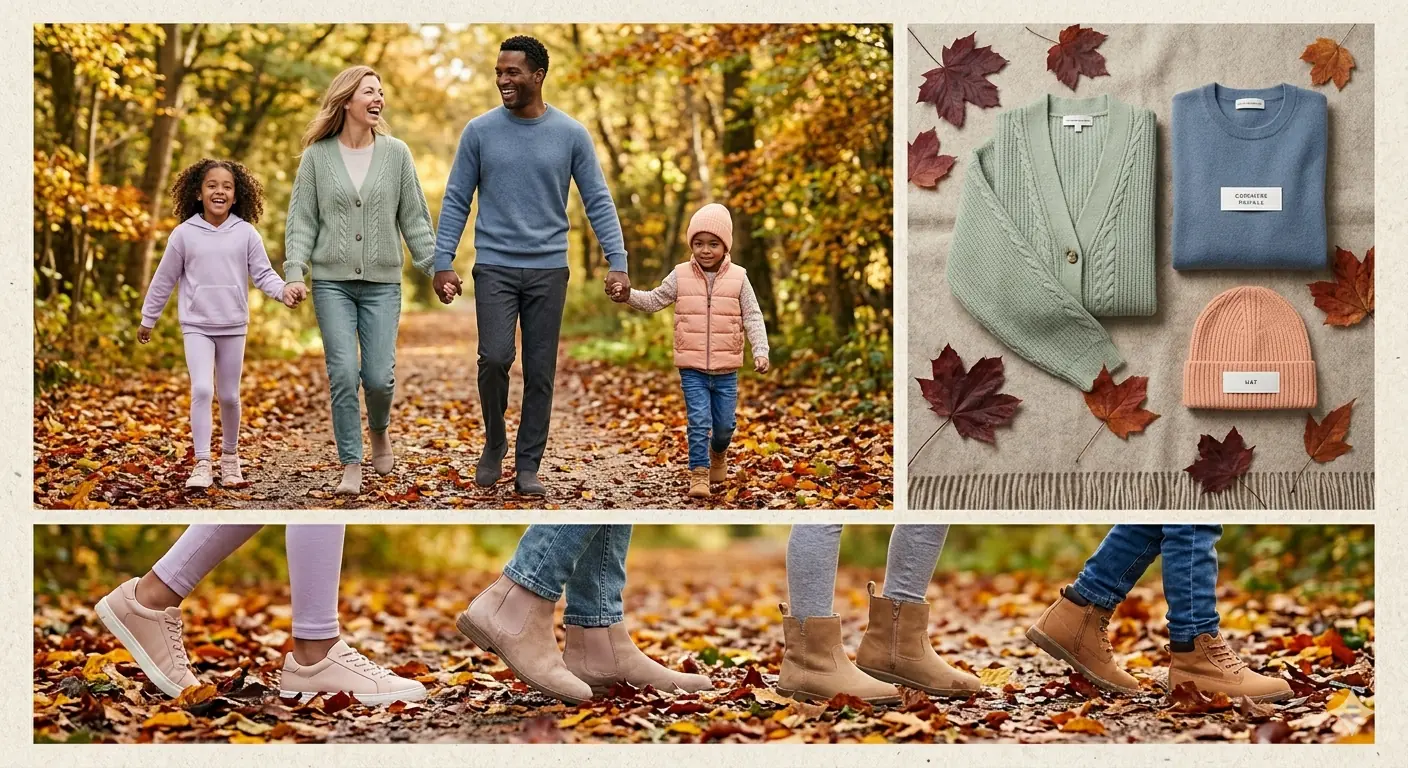 Comfortable Pastels That Stand Out on Autumn Leaves