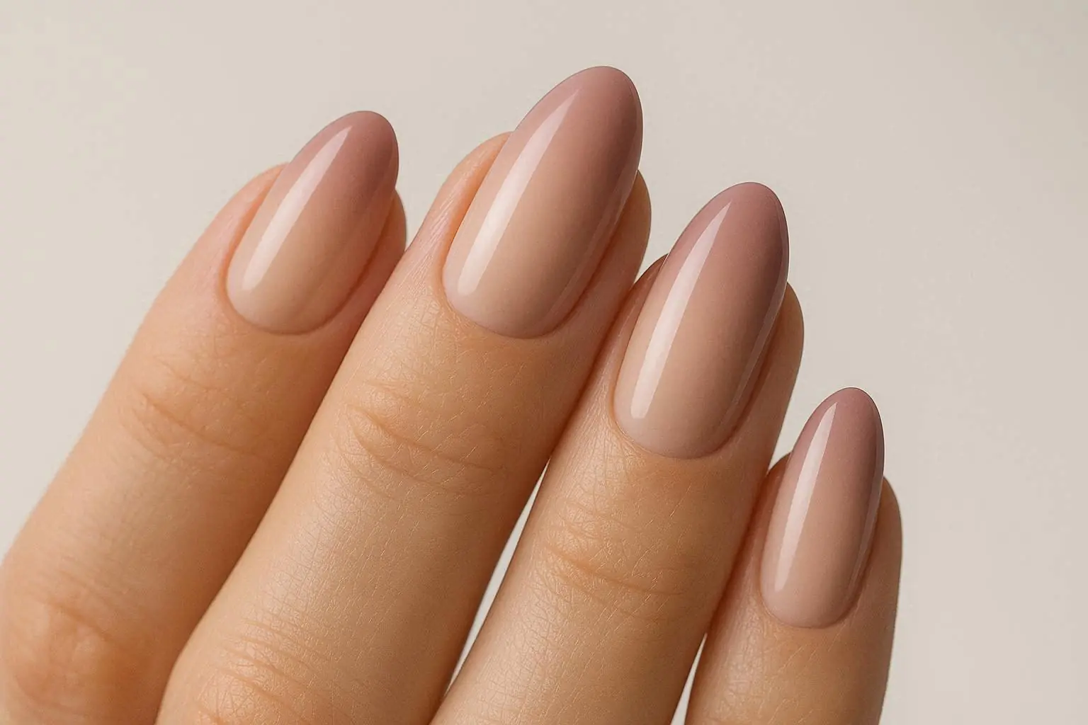 Elegant Nude Gradient Nails Minimalist Dusty Rose & Mauve Gel Polish Ideas