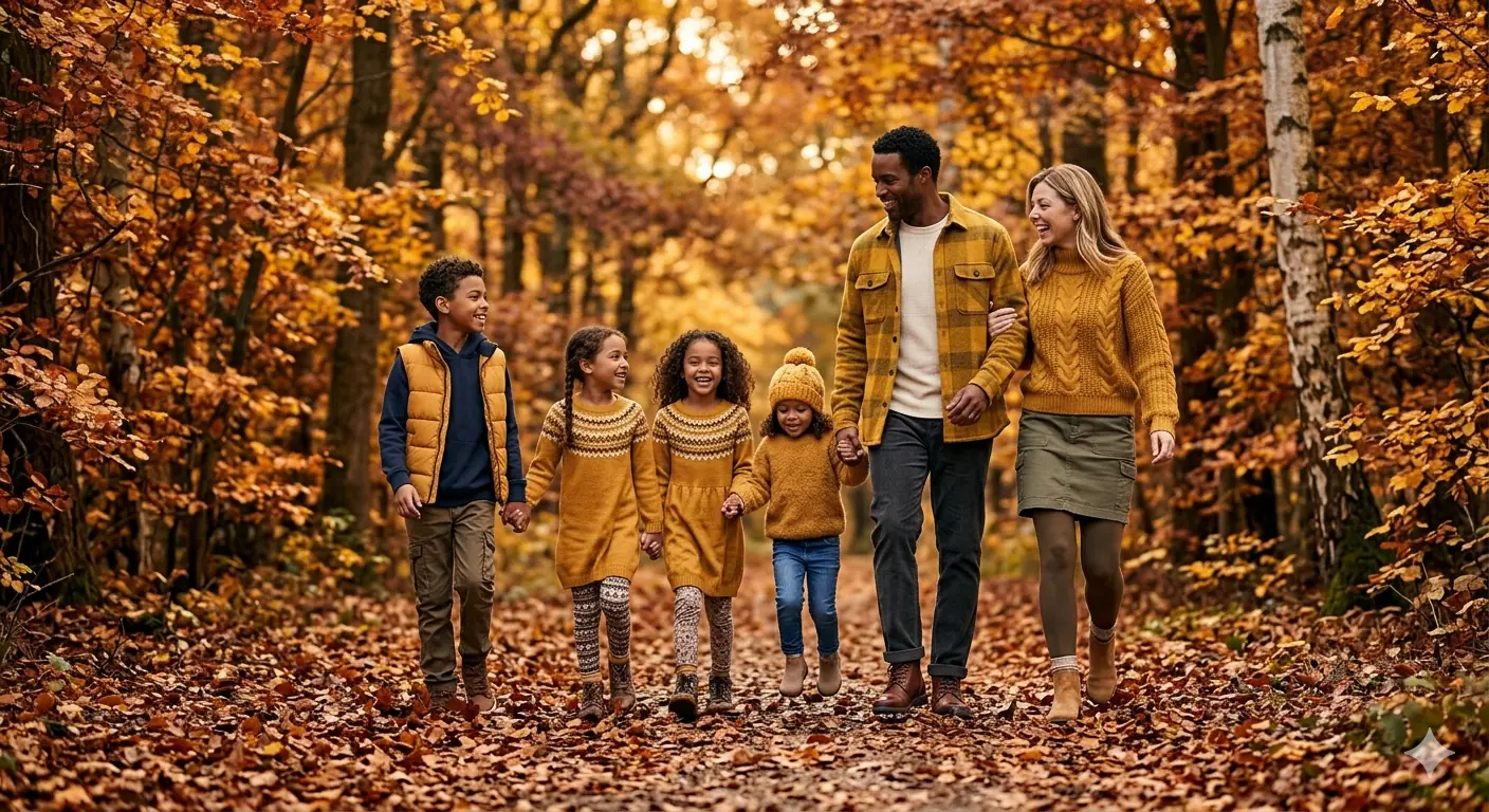 Mustard Layers and Leaves Walks