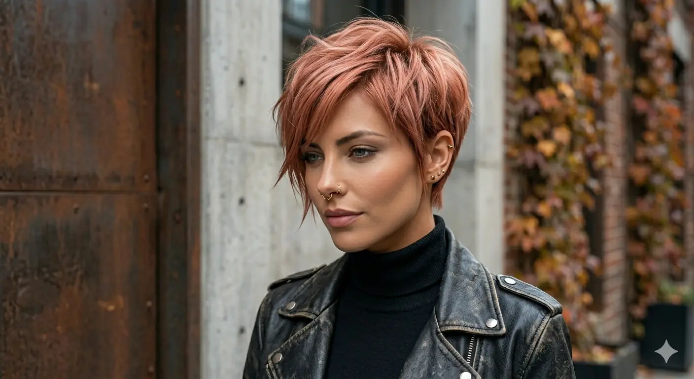 Rosy Edge Street Style Cool