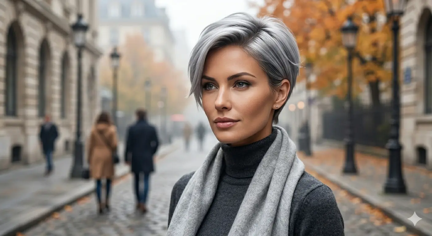 Silver Smokey Elegance of Crisp Mornings