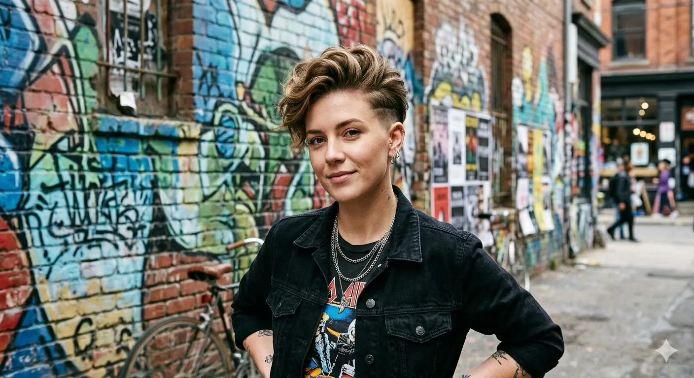 Textured Volume Bold Undercut