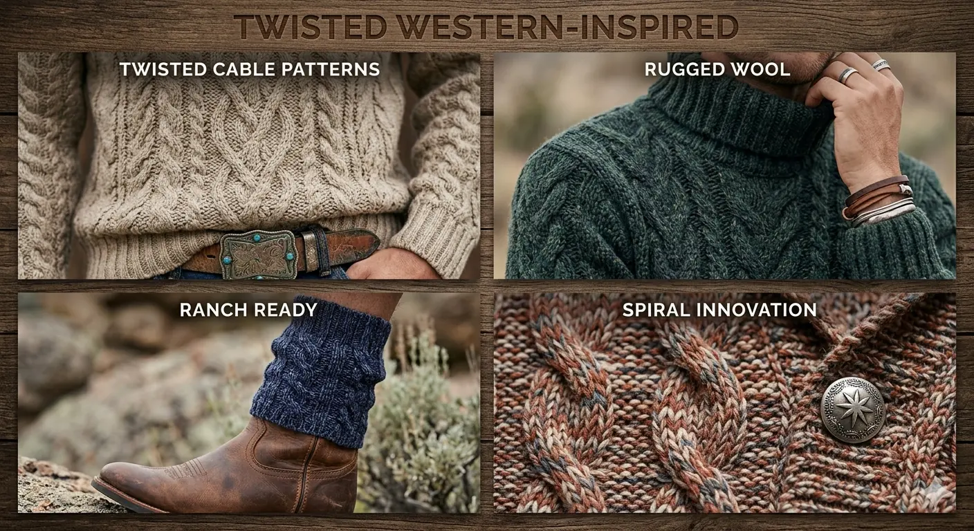 Twisted Western-Inspired Cable Knits