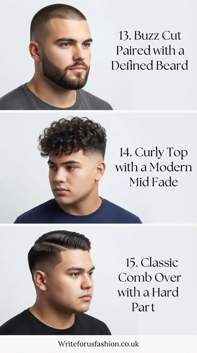 20 Flattering Mens Haircuts for Round Chubby Faces 6 20 Flattering Mens Haircuts for Round Chubby Faces Part 5