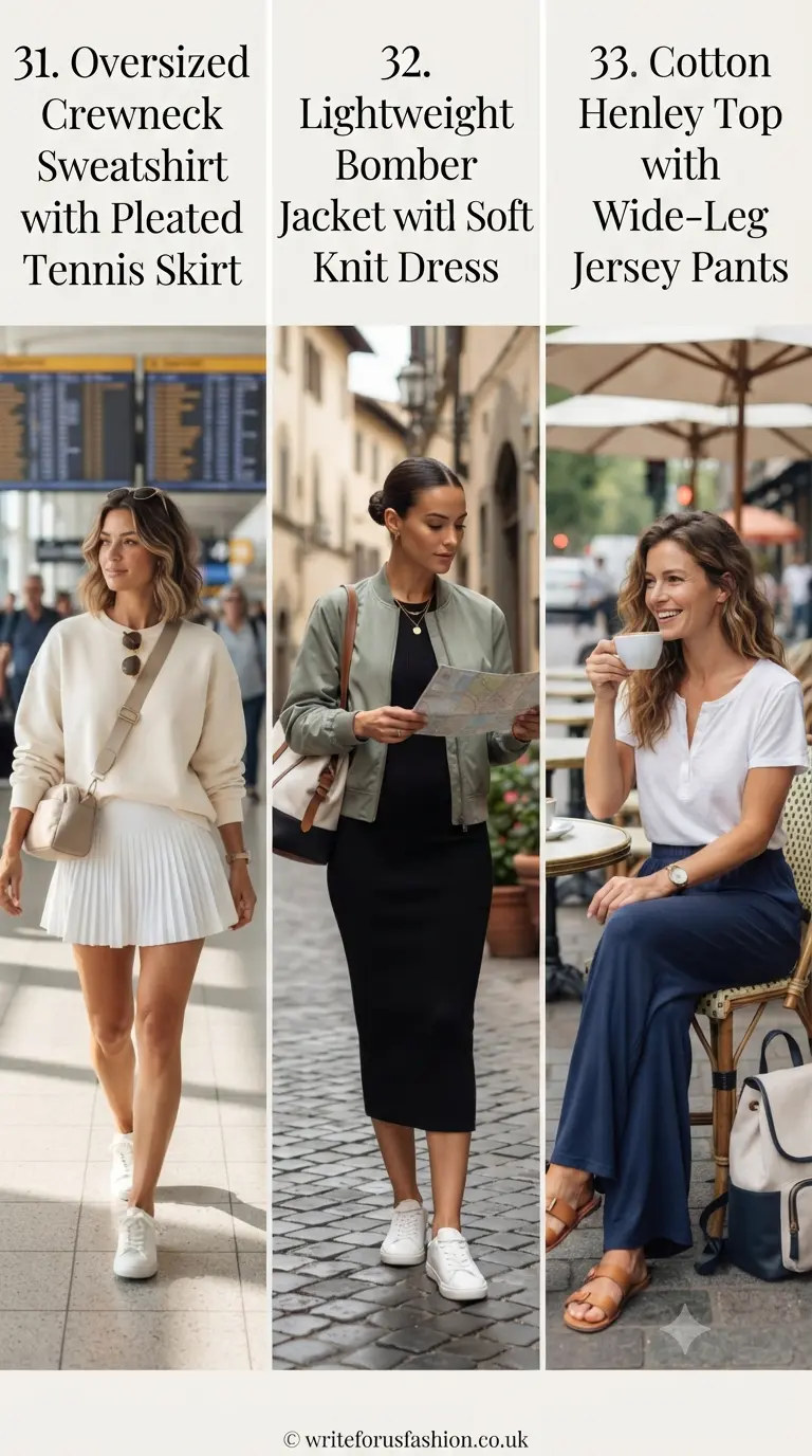 The Best Travel Outfits for Women: 35 Looks That Do It All 12 35 Stylish Travel Outfit Ideas for Women Last part