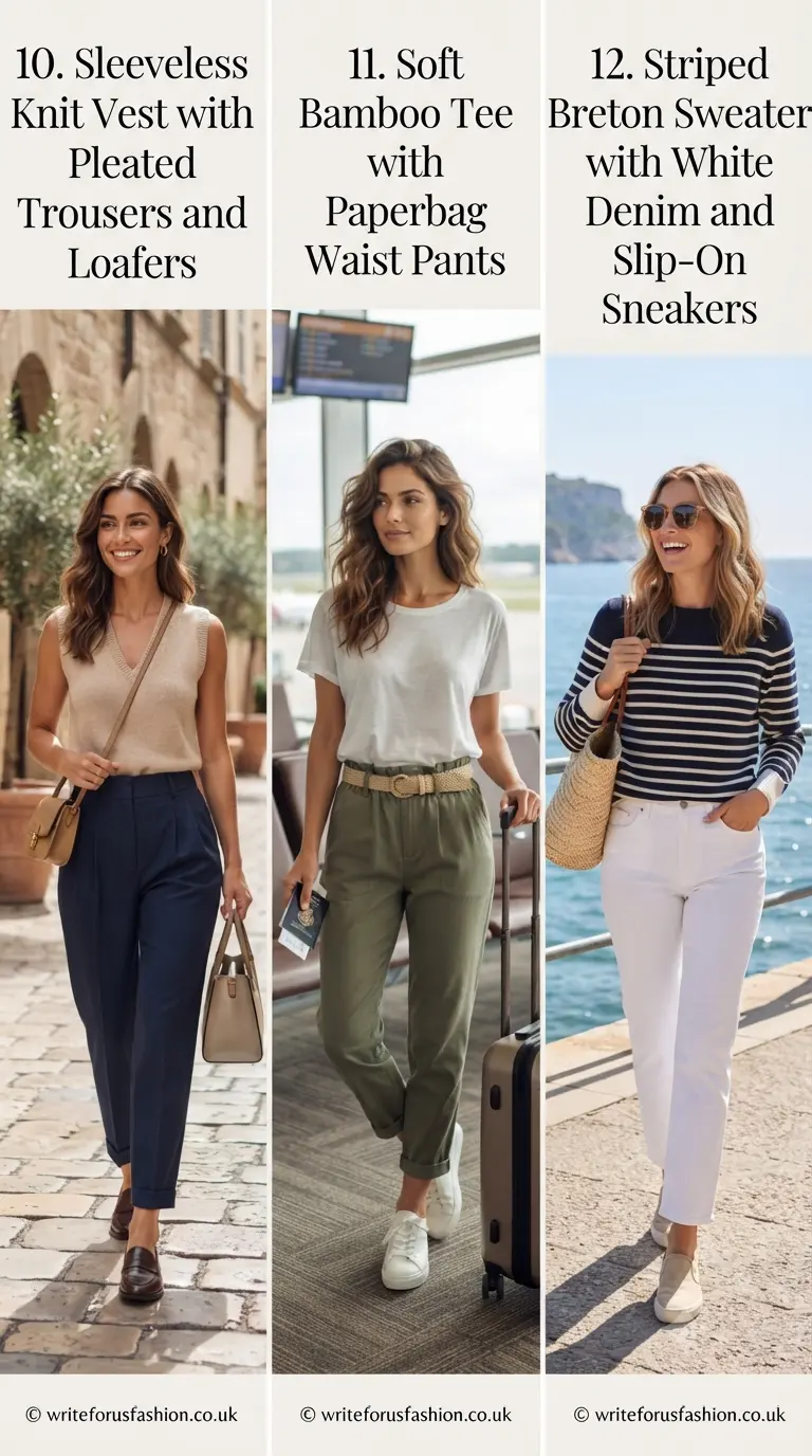 What to Wear Traveling: 35 Cute Airport Outfits That Are Actually Comfy 5 35 Stylish Travel Outfit Ideas for Women Part 4
