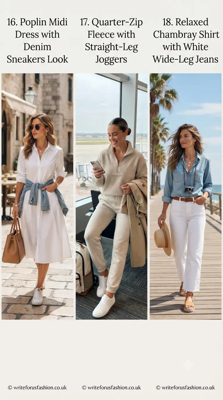 What to Wear Traveling: 35 Cute Airport Outfits That Are Actually Comfy 7 35 Stylish Travel Outfit Ideas for Women Part 6