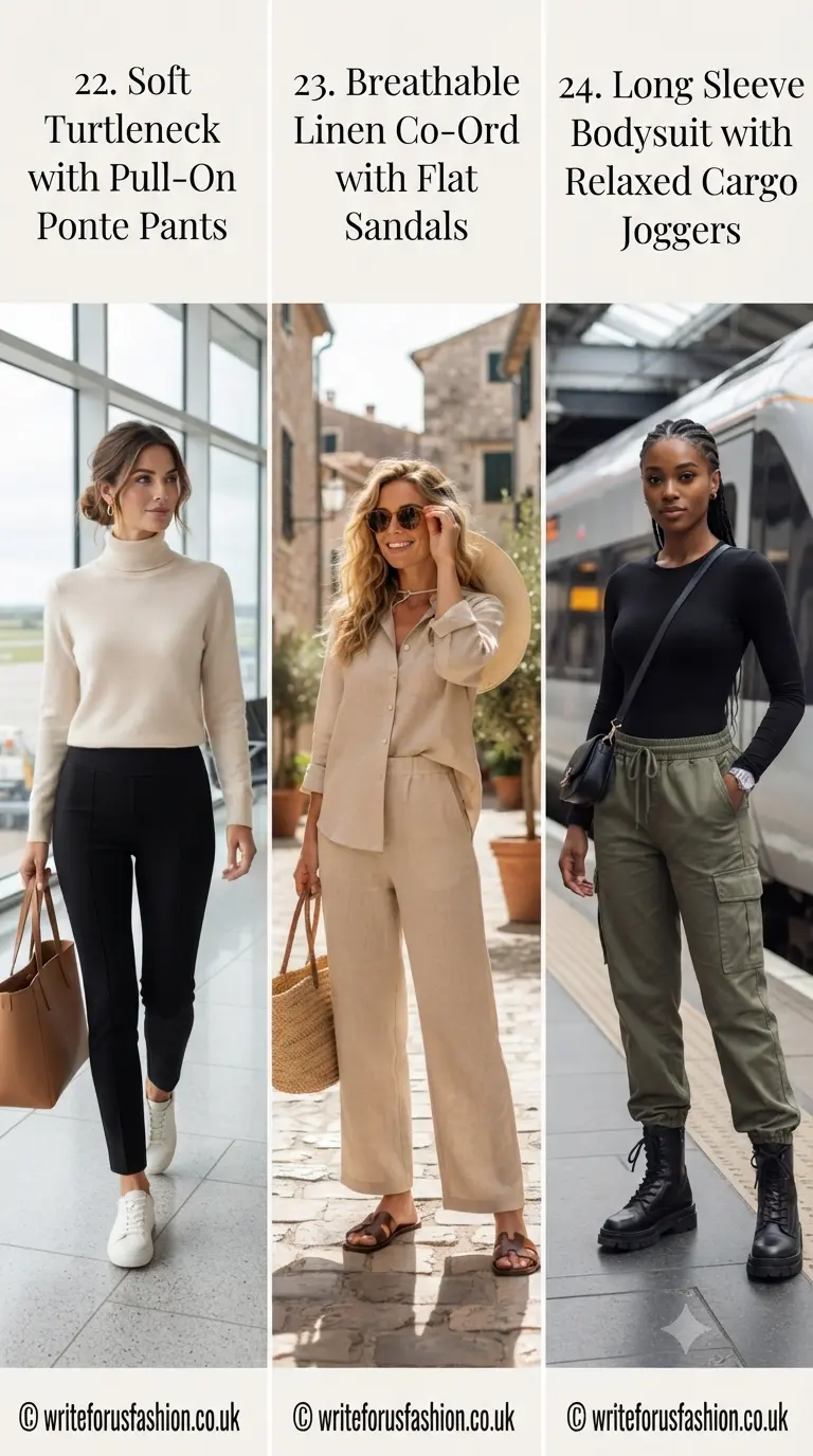 The Best Travel Outfits for Women: 35 Looks That Do It All 9 35 Stylish Travel Outfit Ideas for Women Part8