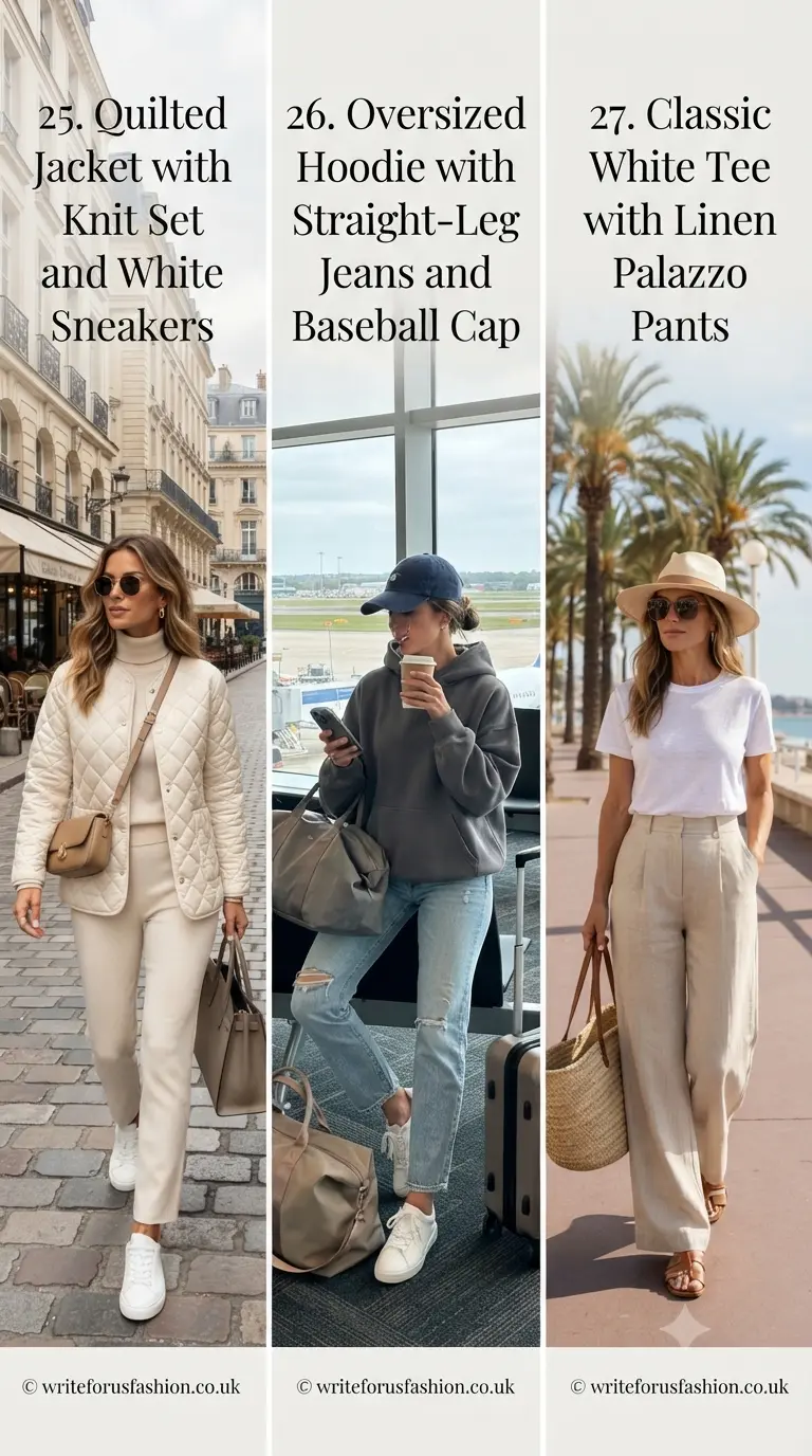 The Best Travel Outfits for Women: 35 Looks That Do It All 10 35 Stylish Travel Outfit Ideas for Women Part9