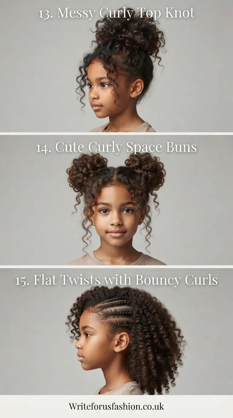 20 Adorable Picture Day Hairstyles for Curly Hair Girls 6 Adorable Picture Day Hairstyles for Curly Hair Girls part 5