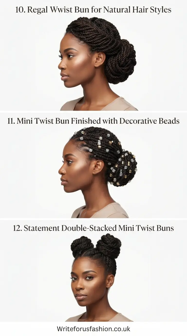 20 Chic Mini Twist Bun for Natural Hair Styles to Try Today 5 Chic Mini Twist Bun for Natural Hair Styles part4