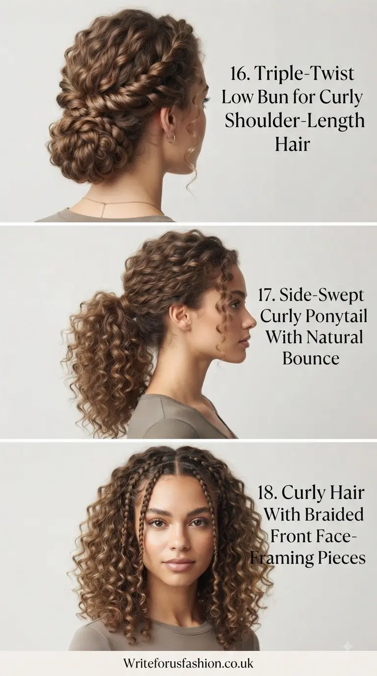 20 Chic Office Hairstyles for Curly Shoulder-Length Hair 7 Chic Office Hairstyles for Curly Shoulder-Length Hair lastpart