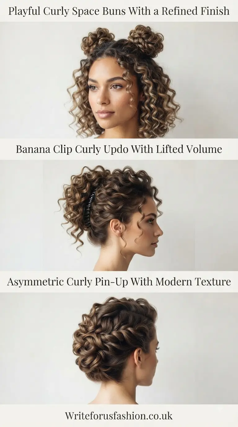 20 Chic Office Hairstyles for Curly Shoulder-Length Hair 5 Chic Office Hairstyles for Curly Shoulder-Length Hair part4