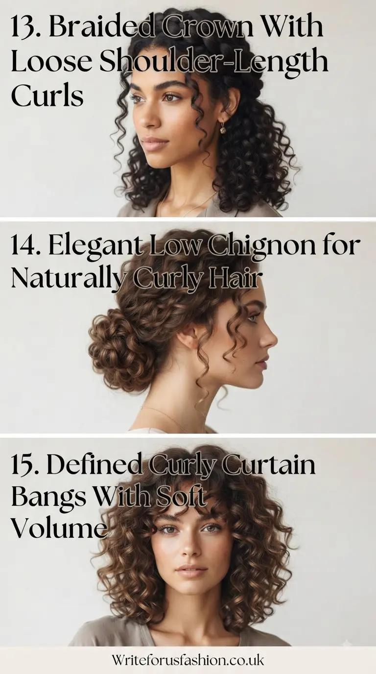 20 Chic Office Hairstyles for Curly Shoulder-Length Hair 6 Chic Office Hairstyles for Curly Shoulder-Length Hair part5