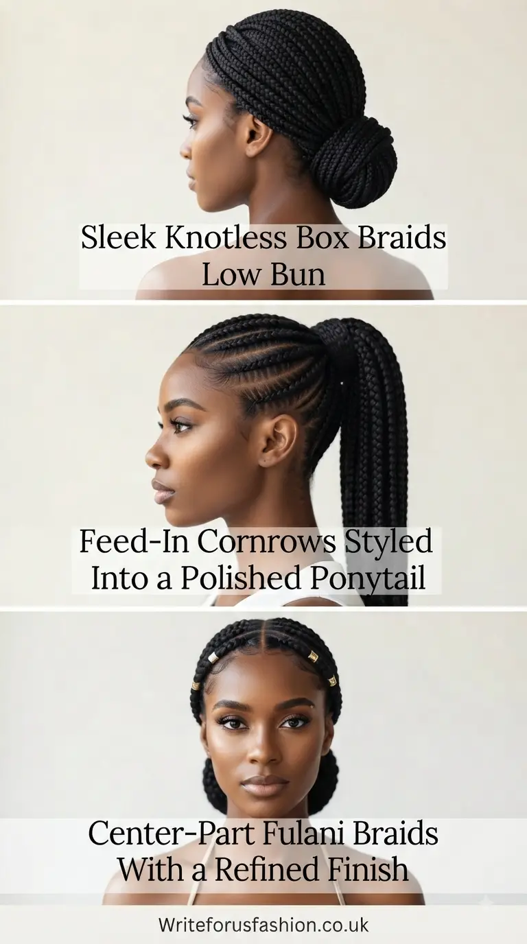 20 Chic Office-Ready Braided Hairstyles for Black Women 2 Chic Office-Ready Braided Hairstyles for Black Women part1