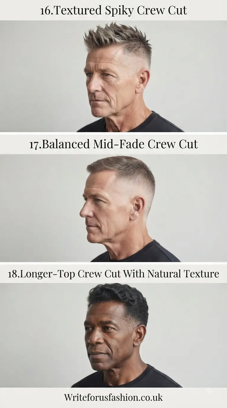 Crew Cut Ideas for Older Men last part
