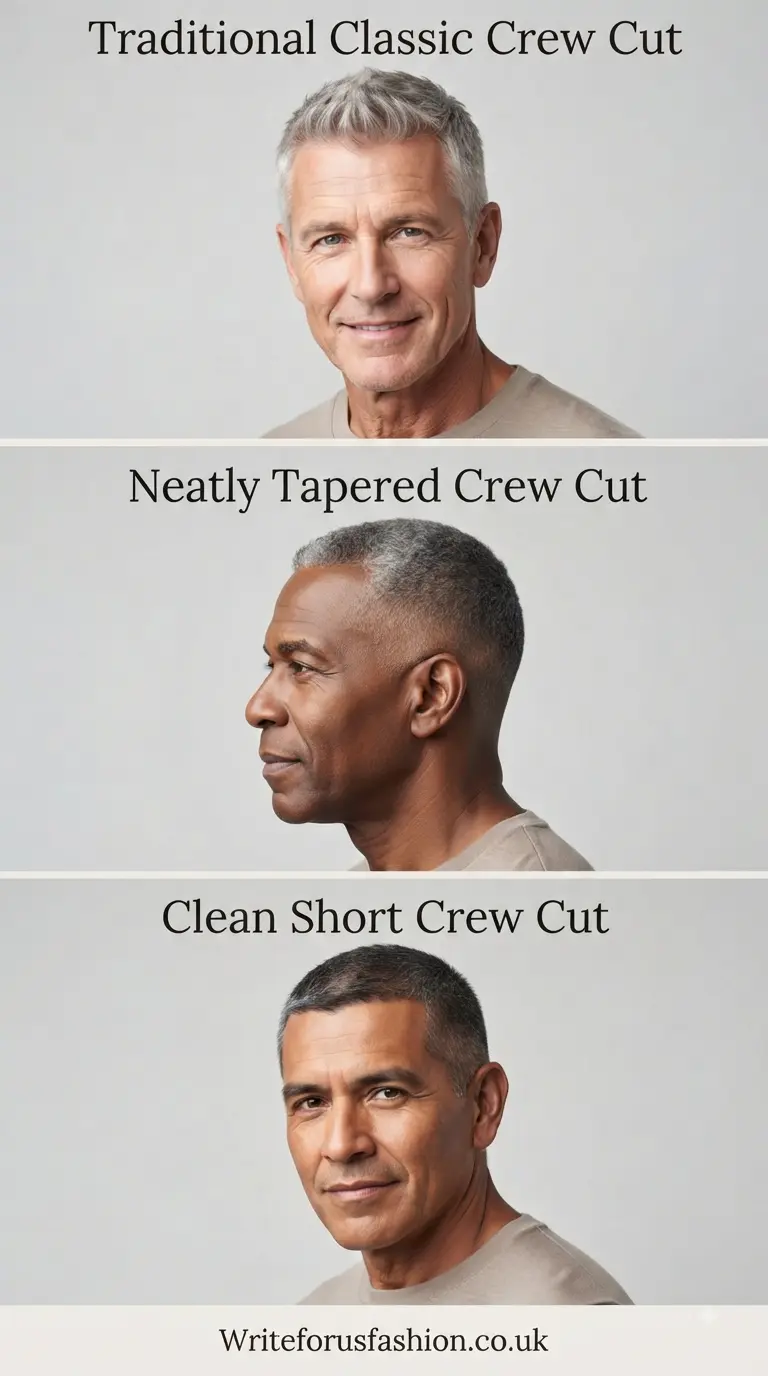 Crew Cut Ideas for Older Men part 1