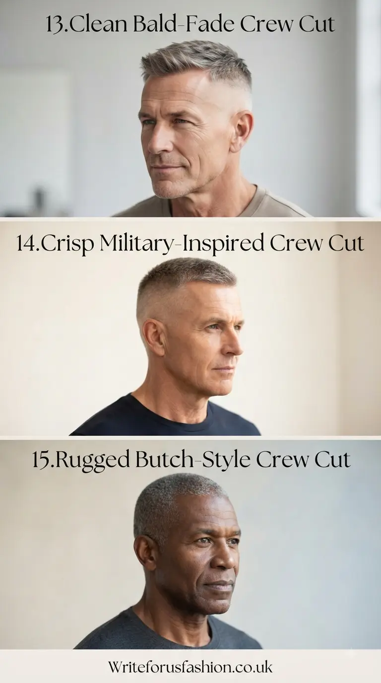 Crew Cut Ideas for Older Men part 5