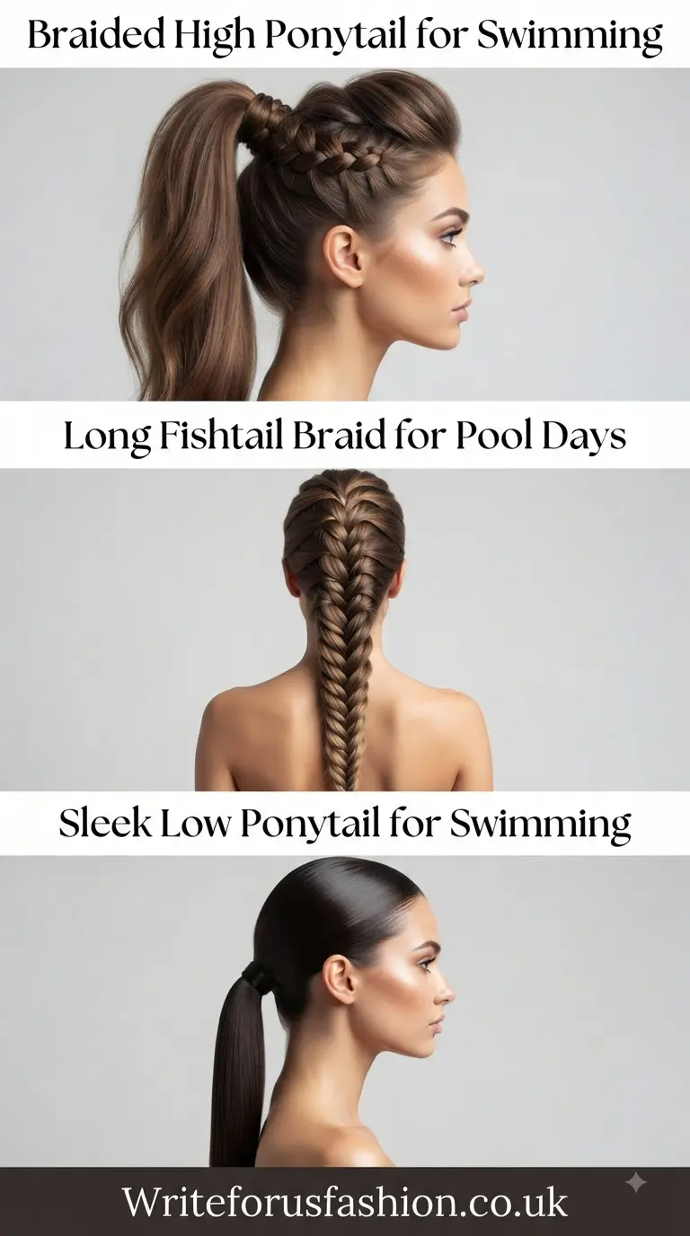20 Cute & Easy Pool Hairstyles for Thick Long Hair 4 Cute & Easy Pool Hairstyles for Thick Long Hair part 3