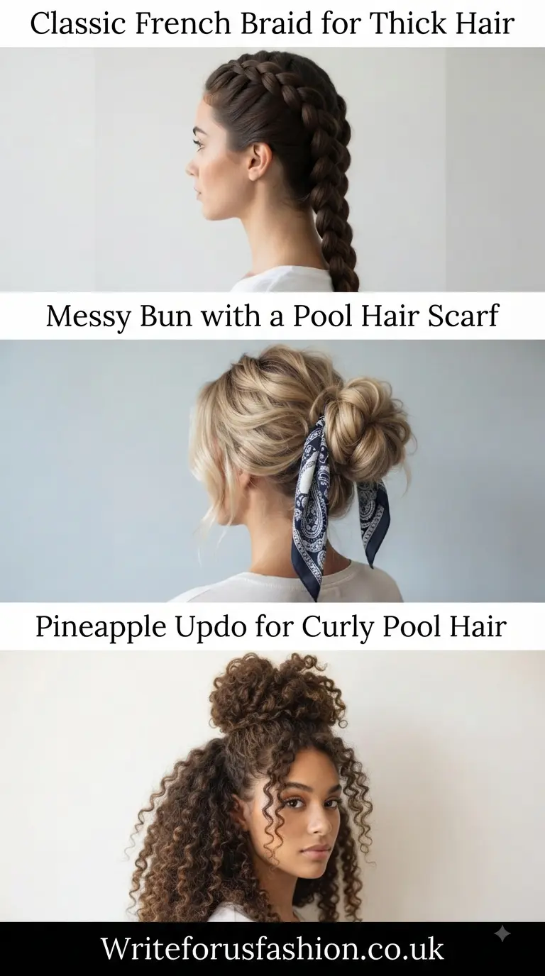20 Cute & Easy Pool Hairstyles for Thick Long Hair 5 Cute & Easy Pool Hairstyles for Thick Long Hair part 4