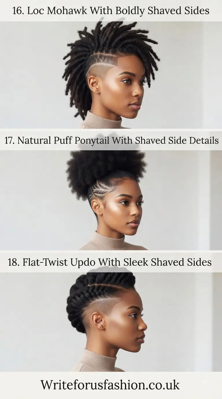 20 Edgy & Beautiful Natural Hairstyles With Shaved Sides 7 Edgy & Beautiful Natural Hairstyles With Shaved Sides lastpart