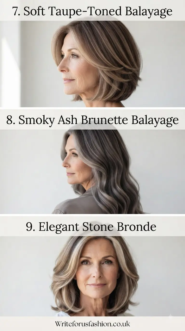20 Elegant Mushroom Brunette Highlights for Older Women 4 Elegant Mushroom Brunette Highlights for Older Women part 3