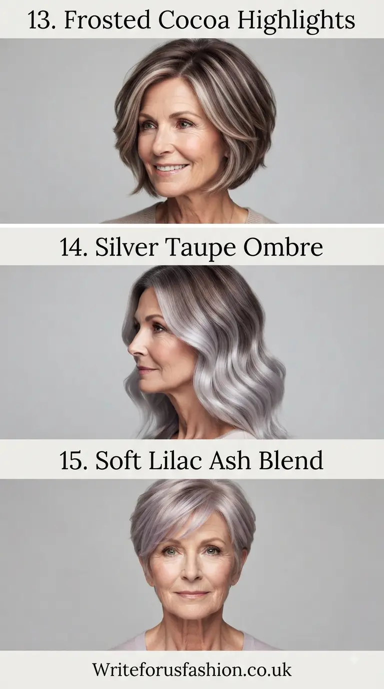 20 Elegant Mushroom Brunette Highlights for Older Women 6 Elegant Mushroom Brunette Highlights for Older Women part 5