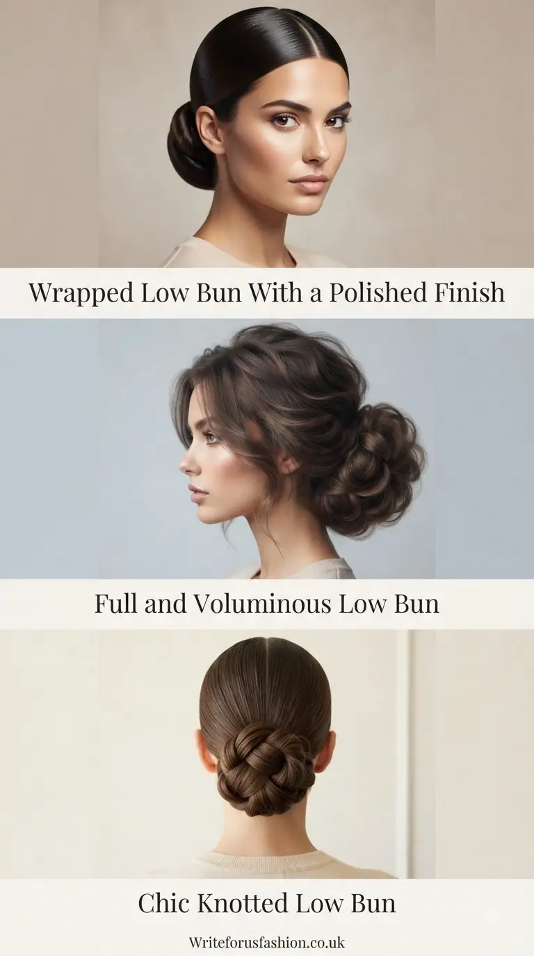 20 Elegant Professional Low Bun Hairstyles With a Middle Part 4 Elegant Professional Low Bun Hairstyles With a Middle Part 3