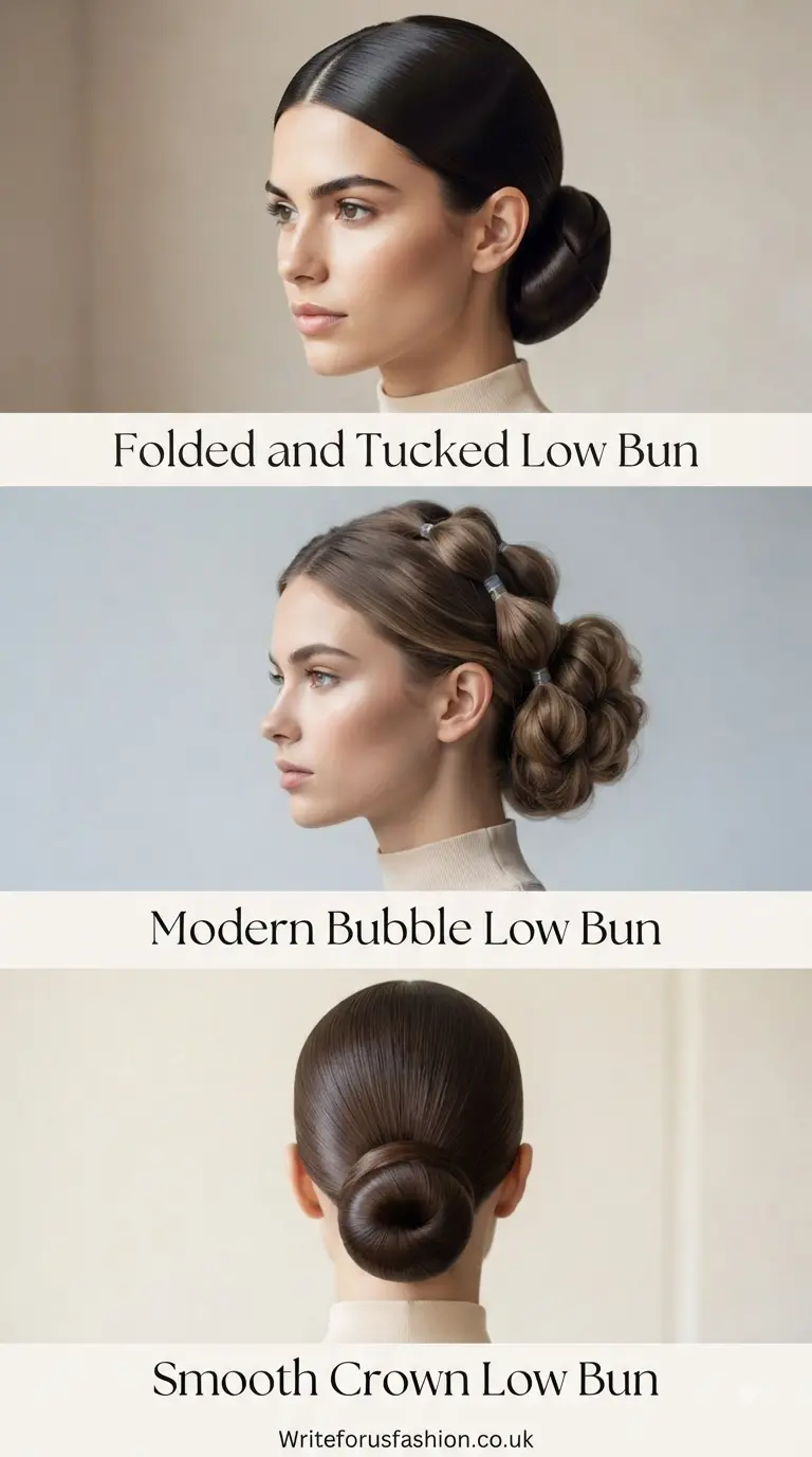 20 Elegant Professional Low Bun Hairstyles With a Middle Part 6 Elegant Professional Low Bun Hairstyles With a Middle Part 5