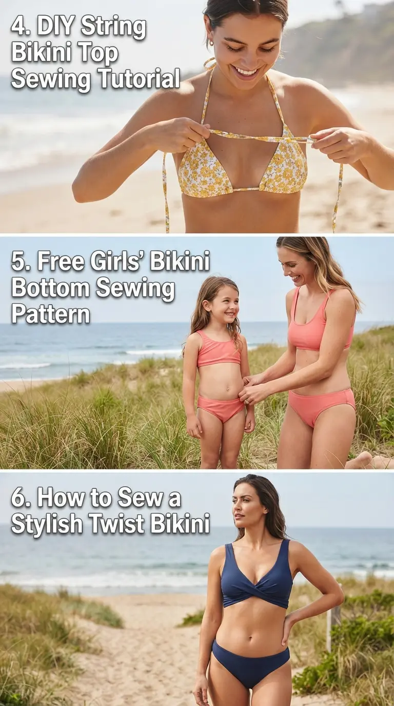 21 Free Bikini Sewing Patterns You Can Try at Home 3 Free Bikini Sewing Patterns for Women Part 2