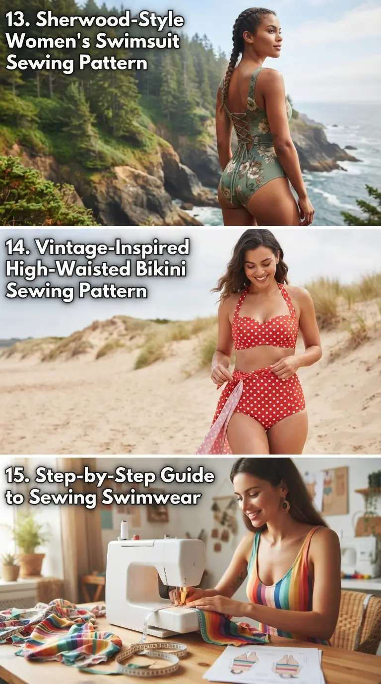 21 Free Bikini Sewing Patterns You Can Try at Home 6 Free Bikini Sewing Patterns for Women Part5
