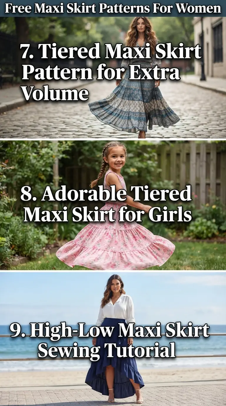 17 Easy-to-Sew Maxi Skirt Patterns (Free Guide for Beginners) 4 Free Maxi Skirt Patterns For Women Part3