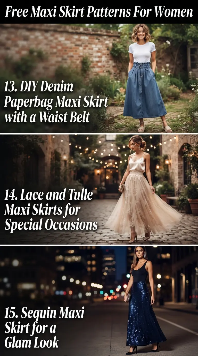 17 Easy-to-Sew Maxi Skirt Patterns (Free Guide for Beginners) 6 Free Maxi Skirt Patterns For Women Part5