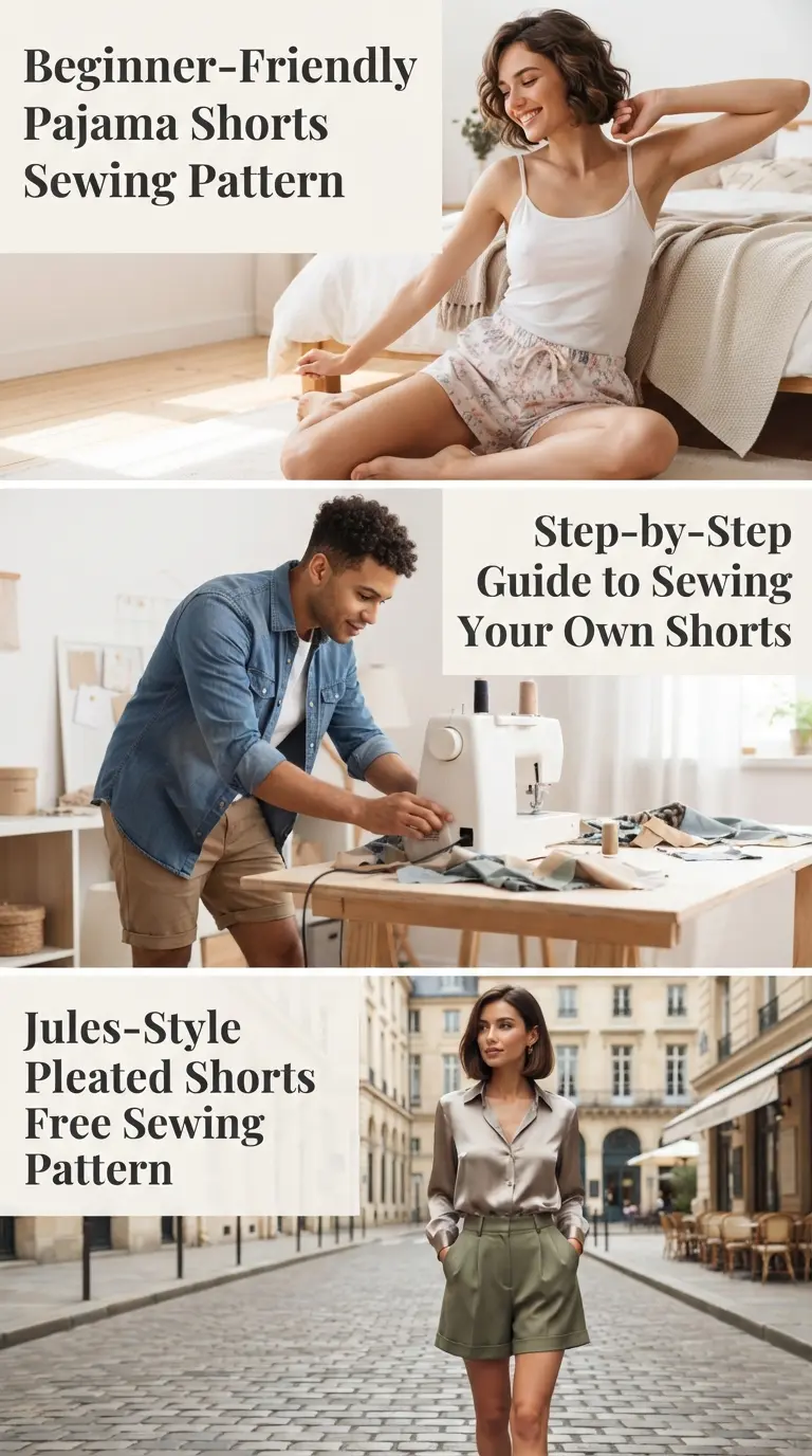 21 Free Shorts Sewing Pattern - PDF Shorts Pattern 3 Free Shorts Sewing Pattern Part2