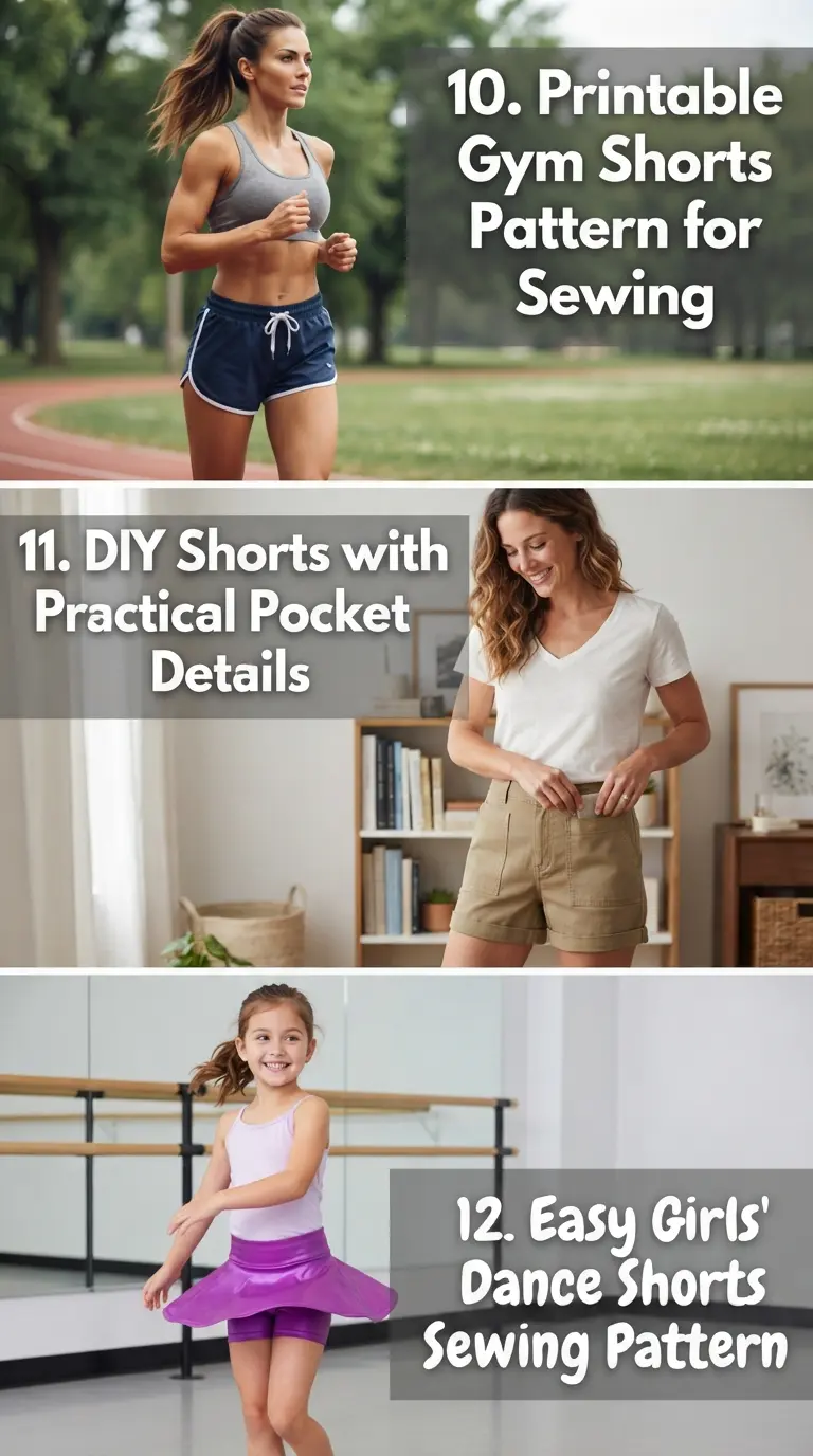 21 Free Shorts Sewing Pattern - PDF Shorts Pattern 5 Free Shorts Sewing Pattern part4