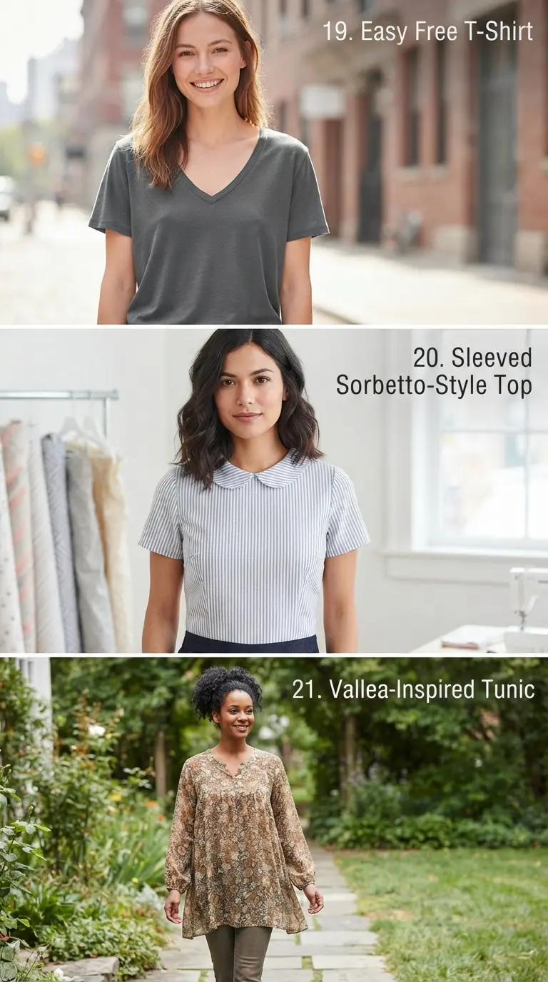 21 Free Sewing Patterns for Women’s Tops You'll Want to Make ASAP 8 Free Top Sewing Patterns for Women Last Part