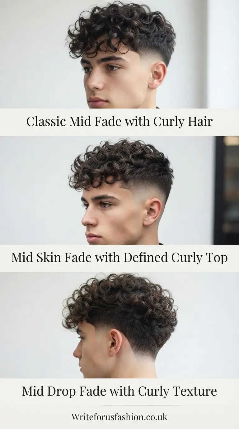 20 Fresh Mid Fade with Curly Top Hairstyles Men Will Love This Year 2 Fresh Mid Fade with Curly Top Hairstyles Men part1