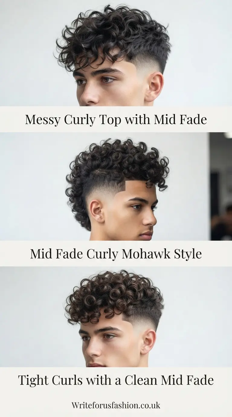 20 Fresh Mid Fade with Curly Top Hairstyles Men Will Love This Year 4 Fresh Mid Fade with Curly Top Hairstyles Men part3