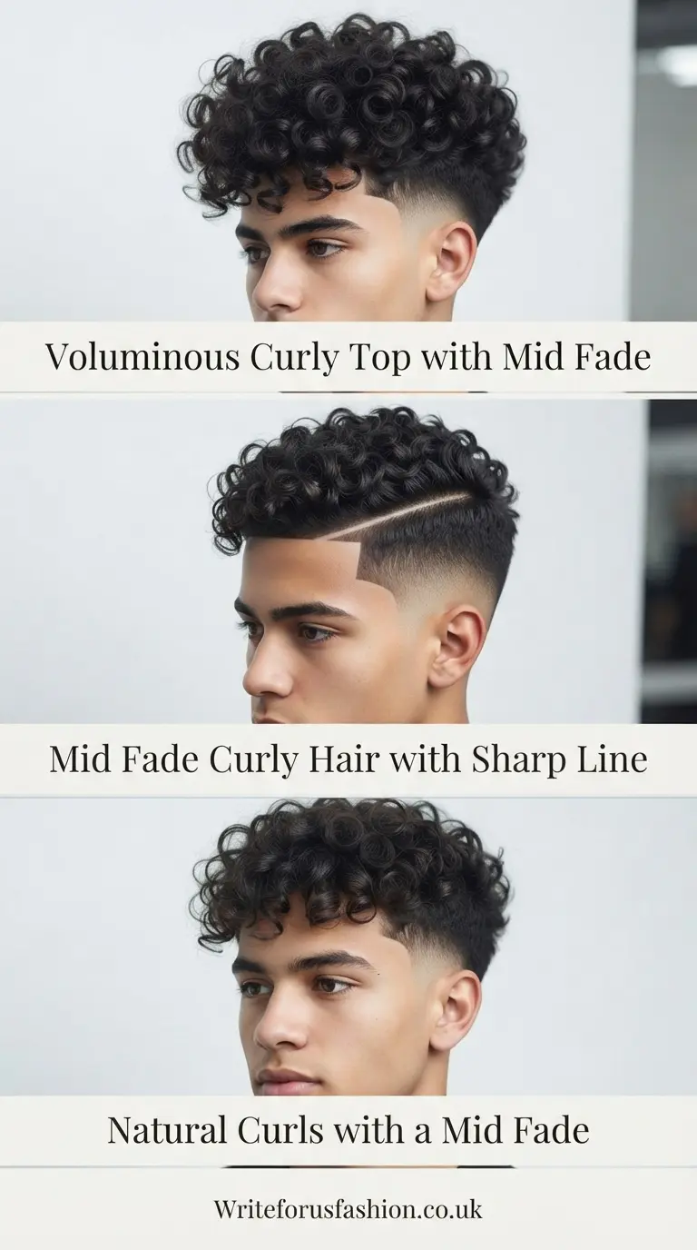 20 Fresh Mid Fade with Curly Top Hairstyles Men Will Love This Year 7 Fresh Mid Fade with Curly Top Hairstyles Men part6