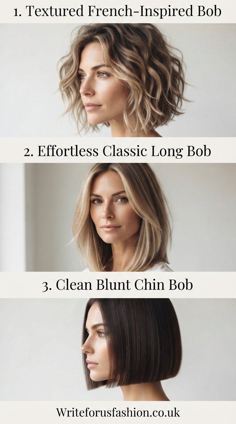 Low-Maintenance Bob Styles for Moms part1