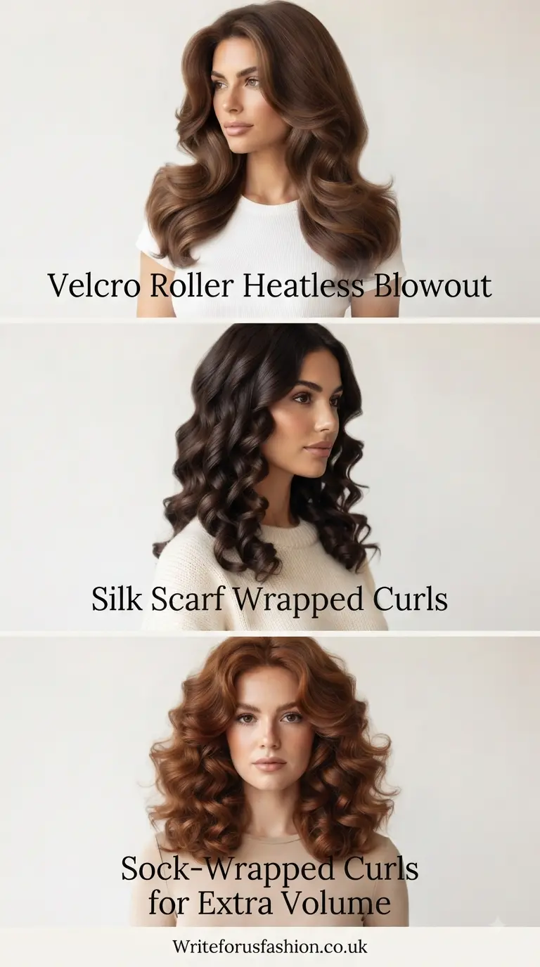 Gorgeous No-Heat Blowout Curls Hairstyle Ideas to Try part2