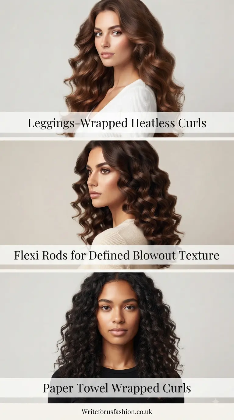 Gorgeous No-Heat Blowout Curls Hairstyle Ideas to Try part4