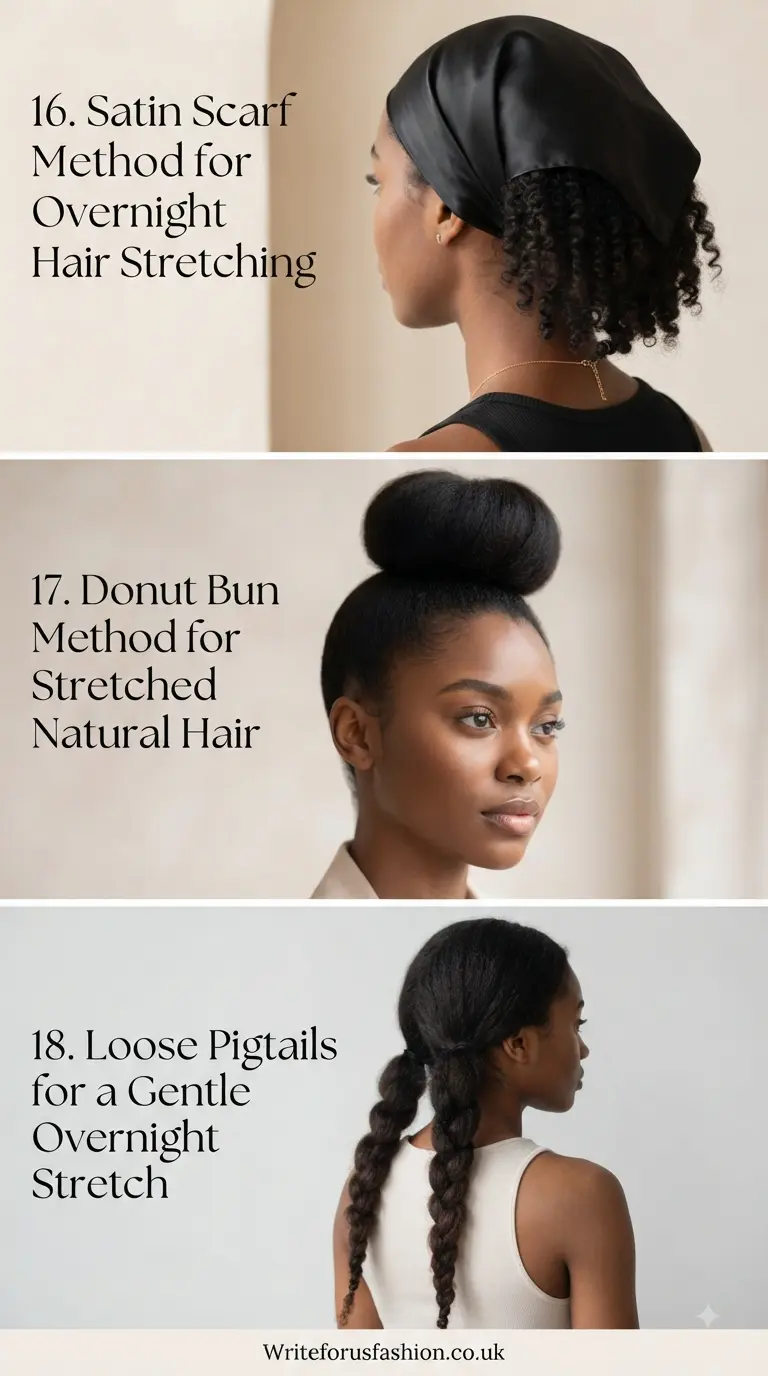 Gorgeous Overnight Stretch Hairstyles for Natural Hair lastpart