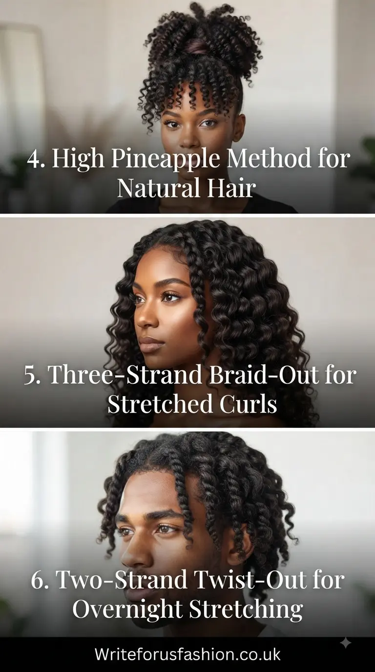 Gorgeous Overnight Stretch Hairstyles for Natural Hair part2