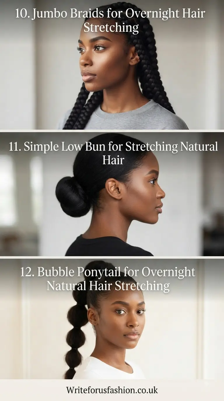 Gorgeous Overnight Stretch Hairstyles for Natural Hair part4
