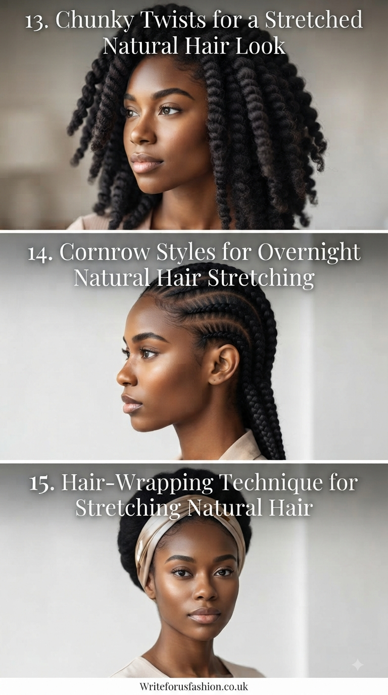 Gorgeous Overnight Stretch Hairstyles for Natural Hair part5