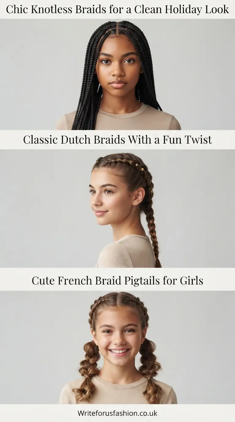20 Gorgeous Holiday Braid Hairstyles for Girls to Try 2 Holiday Braid Hairstyles for Girls part1