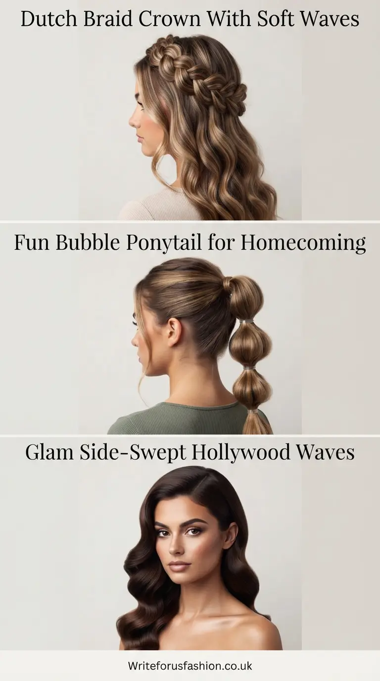 20 Cute Homecoming Hairstyles for Teenage Girls That Look Amazing 3 Homecoming Hairstyles for Teenage Girls part2