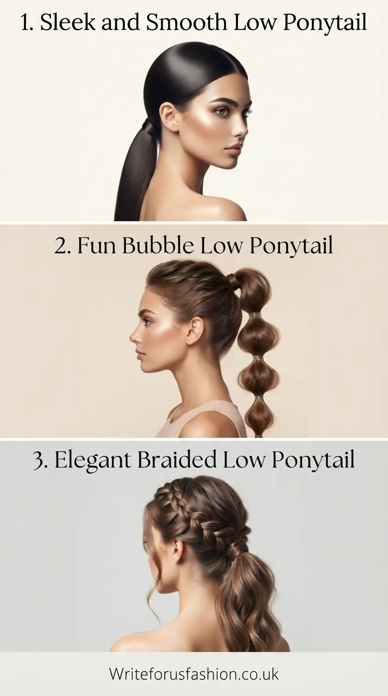 20 Gorgeous Homecoming Low Ponytail Hairstyles for an Elegant Look 2 Homecoming Low Ponytail Hairstyles for an Elegant Look part1